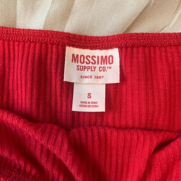 Mossimo Red Off-the-Shoulder Long Sleeve, size S - Picture 2 of 2